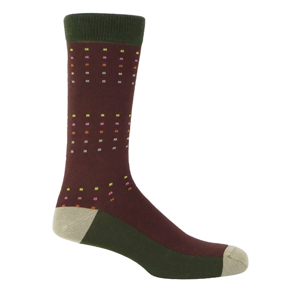 Square Polka Men's Socks