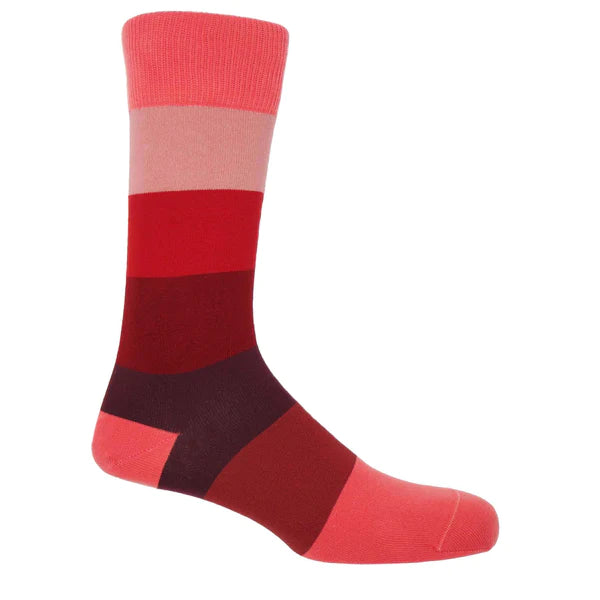 Block Stripe Men's Socks