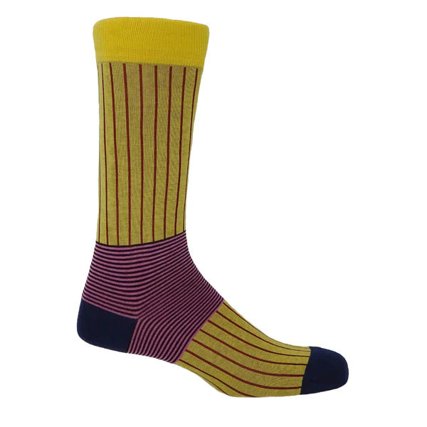 Oxford Stripe Men's Socks