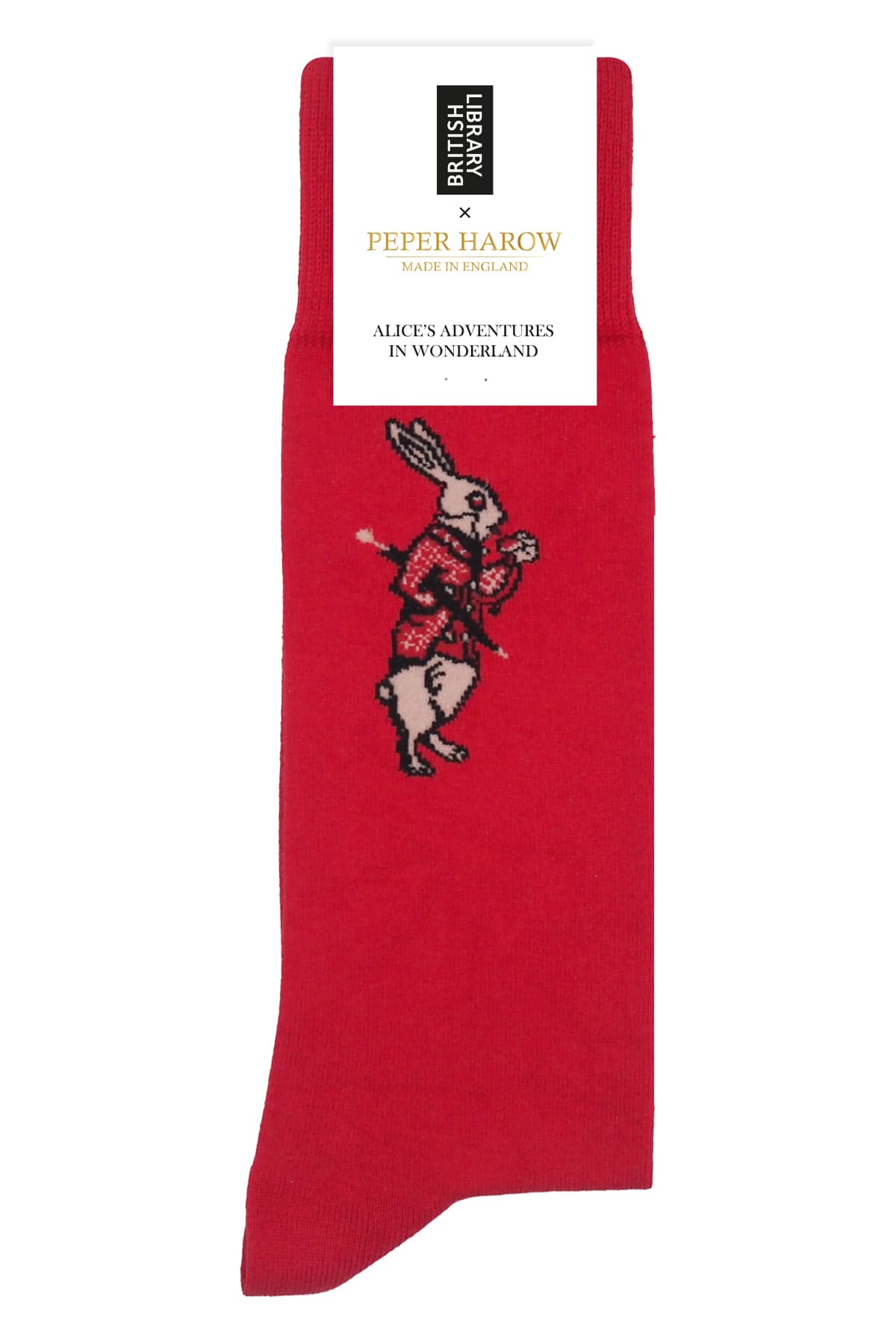 White Rabbit Socks - Alice's Adventures in Wonderland