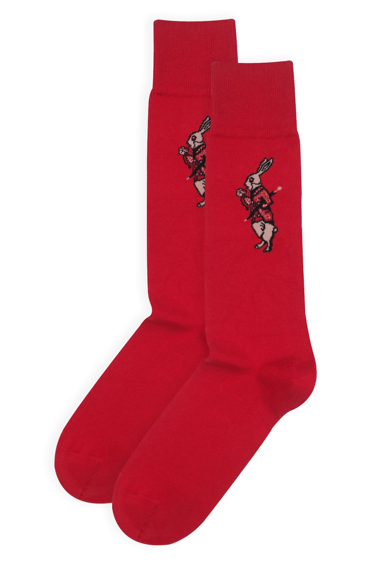 White Rabbit Socks - Alice's Adventures in Wonderland