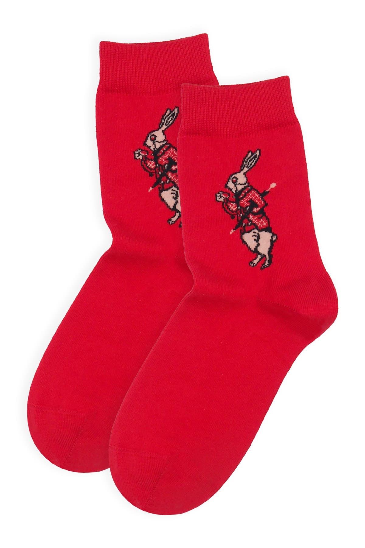 White Rabbit Socks - Alice's Adventures in Wonderland