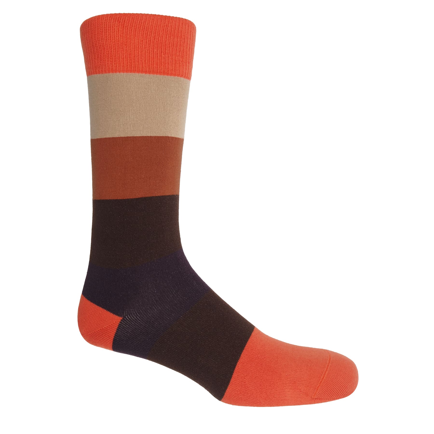 AW24 Block Stripe Men's Luxury Socks
