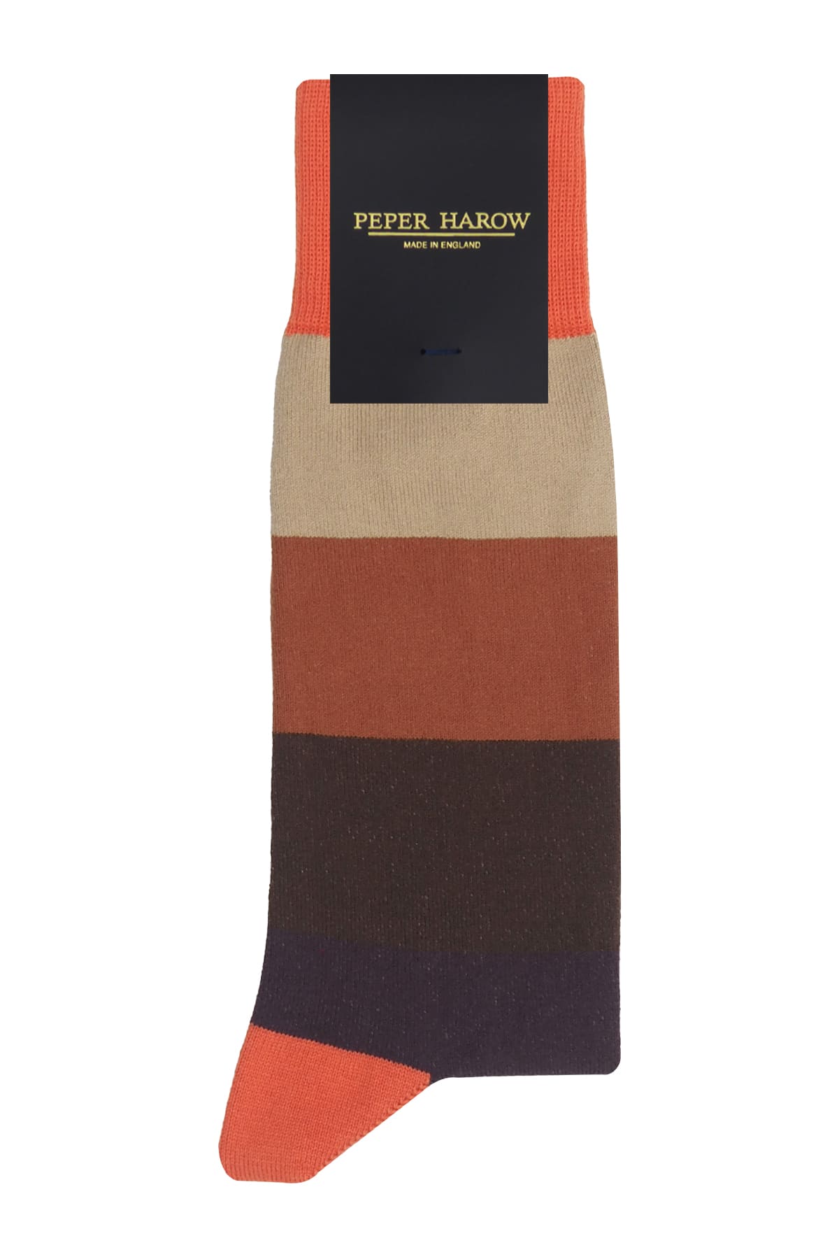 AW24 Block Stripe Men's Luxury Socks