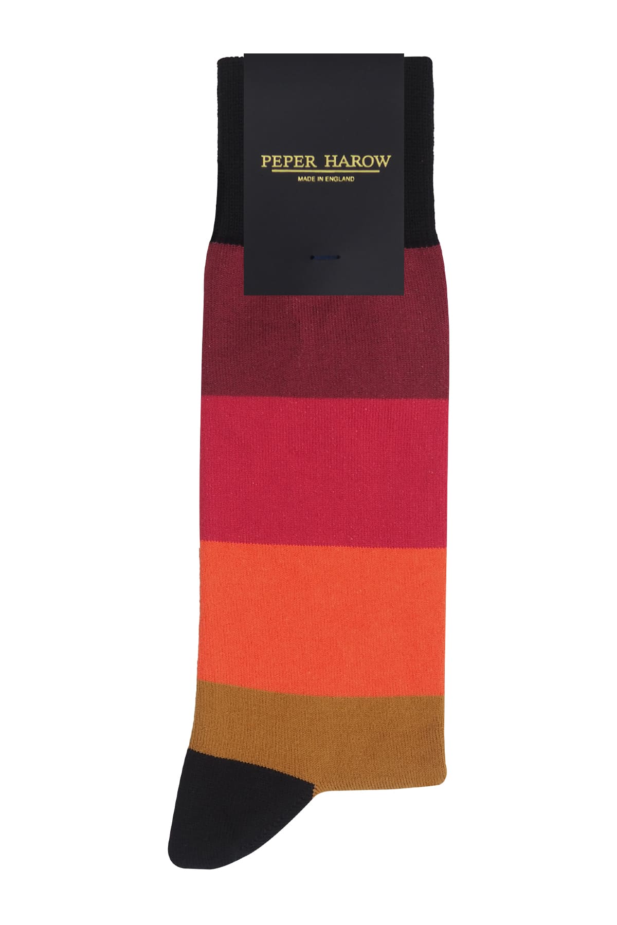 AW24 Block Stripe Men's Luxury Socks