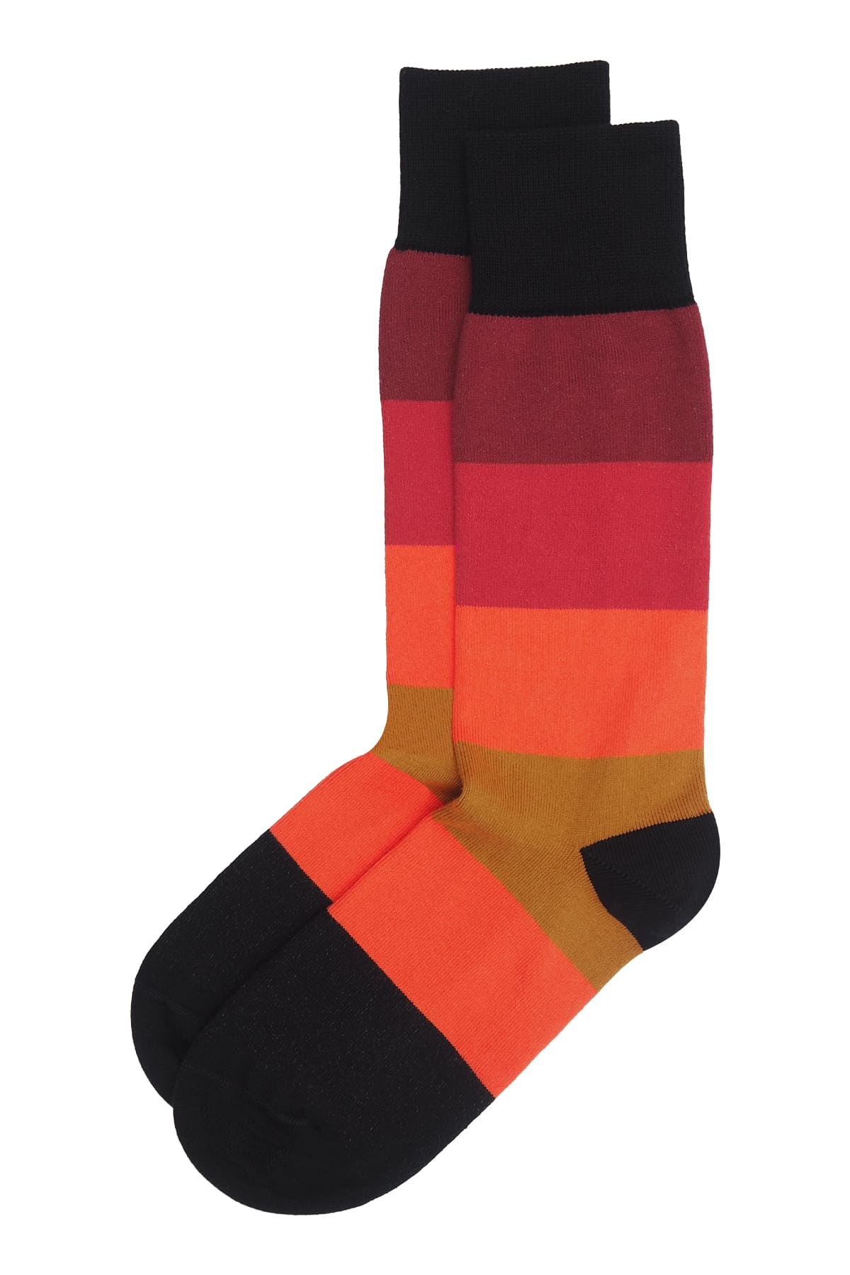 AW24 Block Stripe Men's Luxury Socks