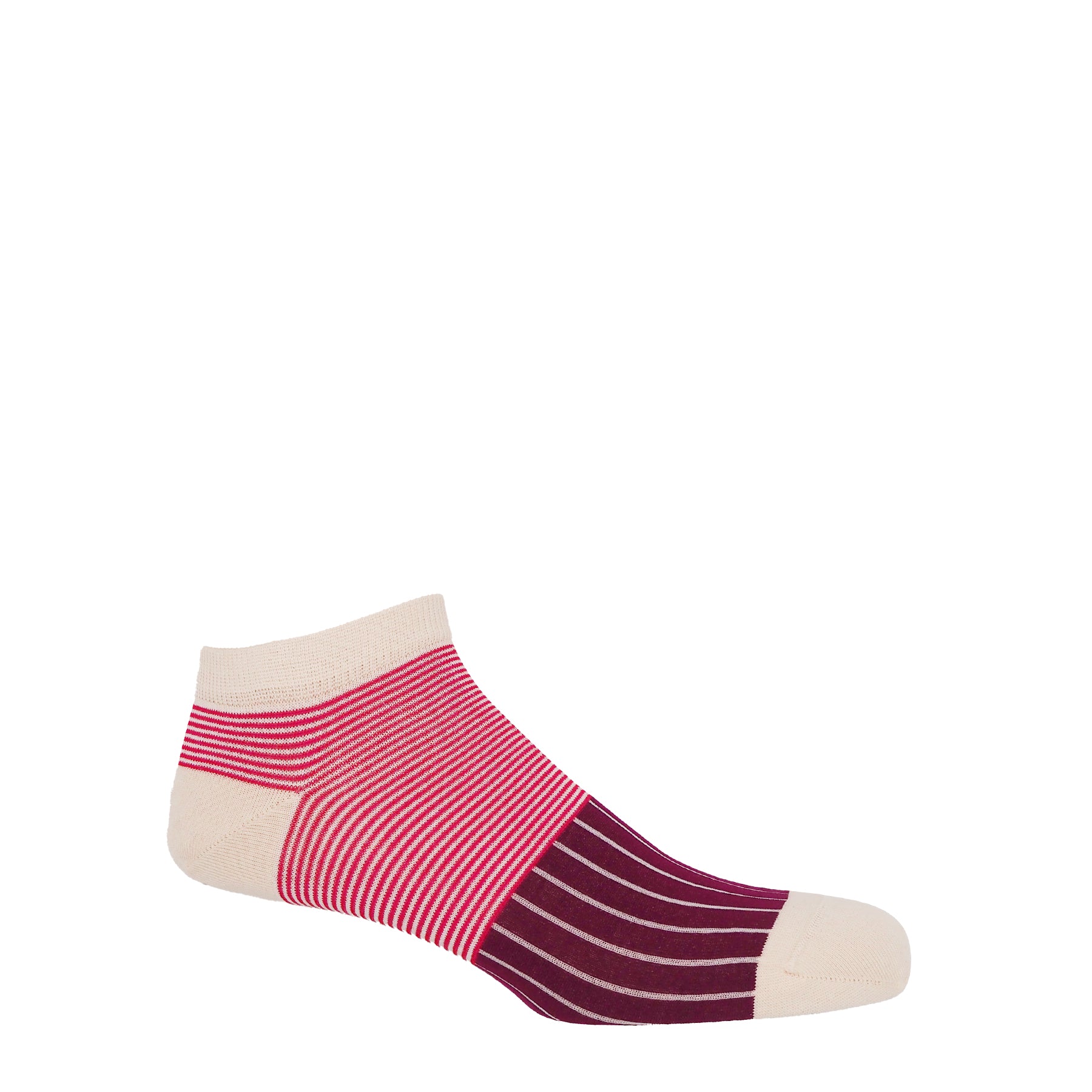 Oxford Stripe Trainer Socks SS25