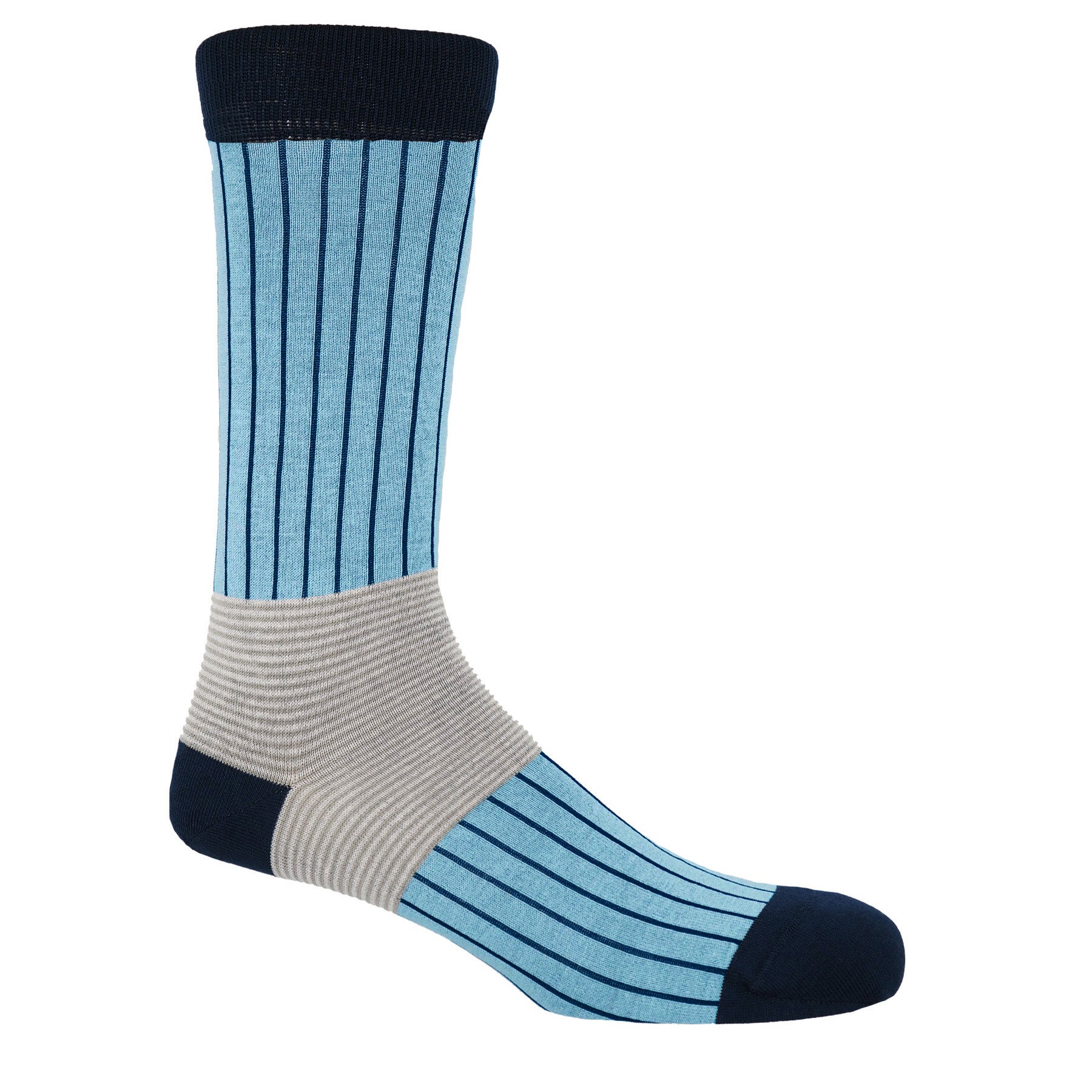 Oxford Stripe Men's Socks