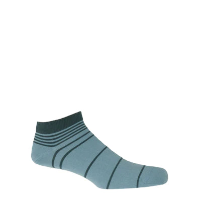 Retro Stripe Men's Trainer Socks