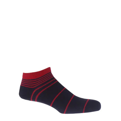 Retro Stripe Men's Trainer Socks