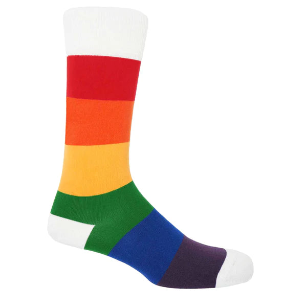 Block Stripe Men's Socks