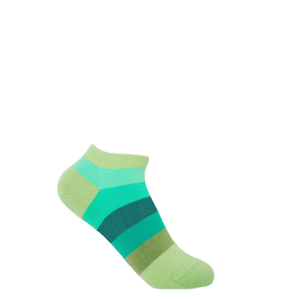 Block Stripe Women's Trainer Socks