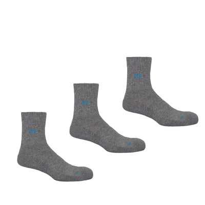 3 Pack Essential Quarter Men's Sport Socks