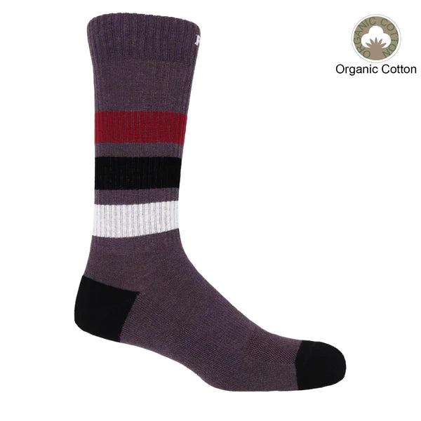 Striped Organic Men's Sport Socks