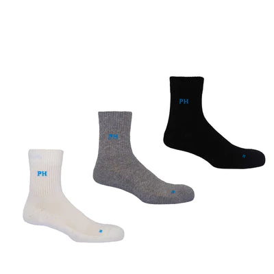 3 Pack Essential Quarter Men's Sport Socks