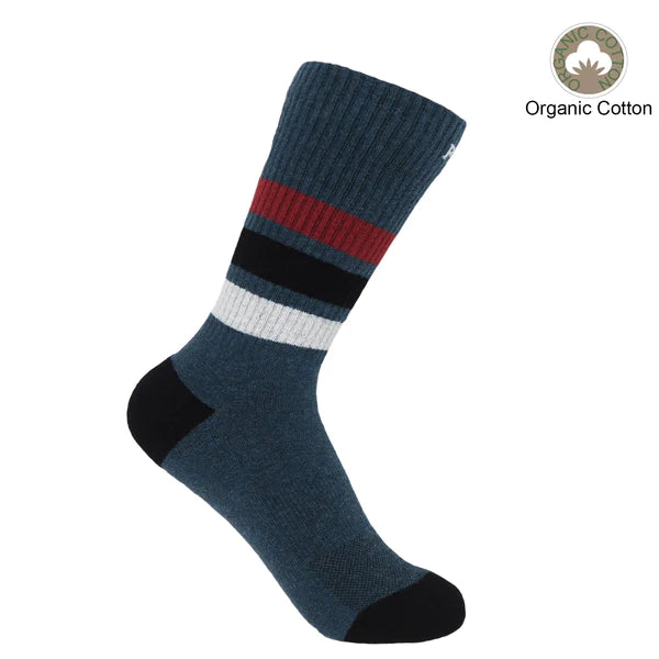 Striped Organic Women's Sport Socks