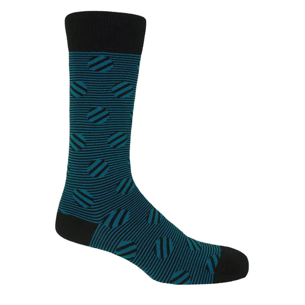 Polka Stripe Men's Socks