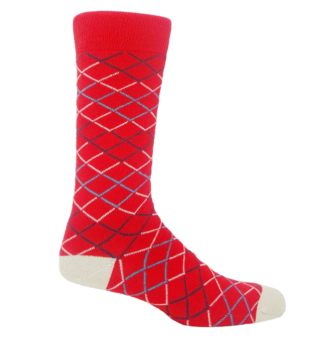 Crimson Hastings Men's Socks