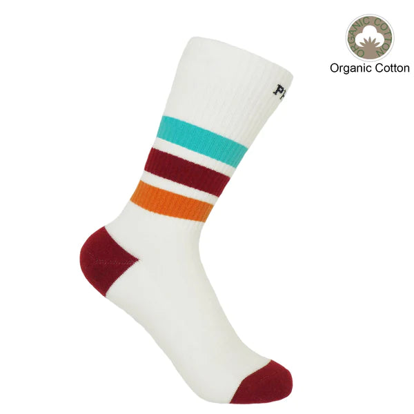 Striped Organic Women's Sport Socks