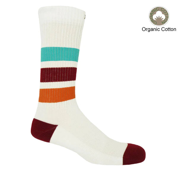 Striped Organic Men's Sport Socks