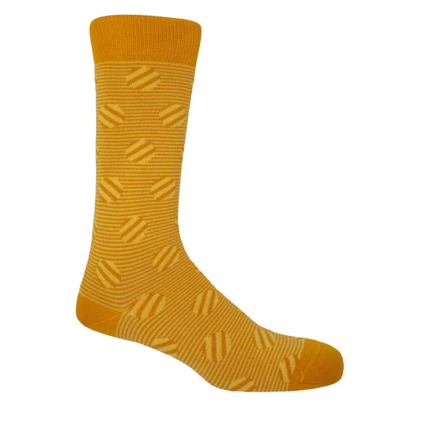 Polka Stripe Men's Socks