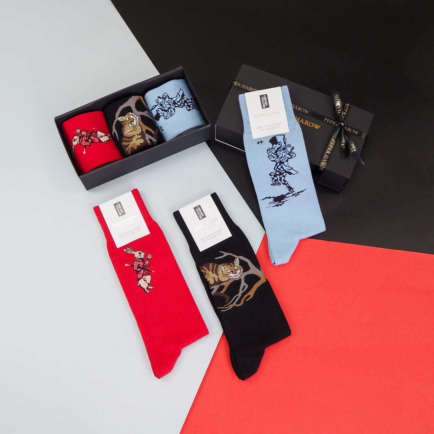 Alice’s Adventures in Wonderland Men’s Socks Gift Box