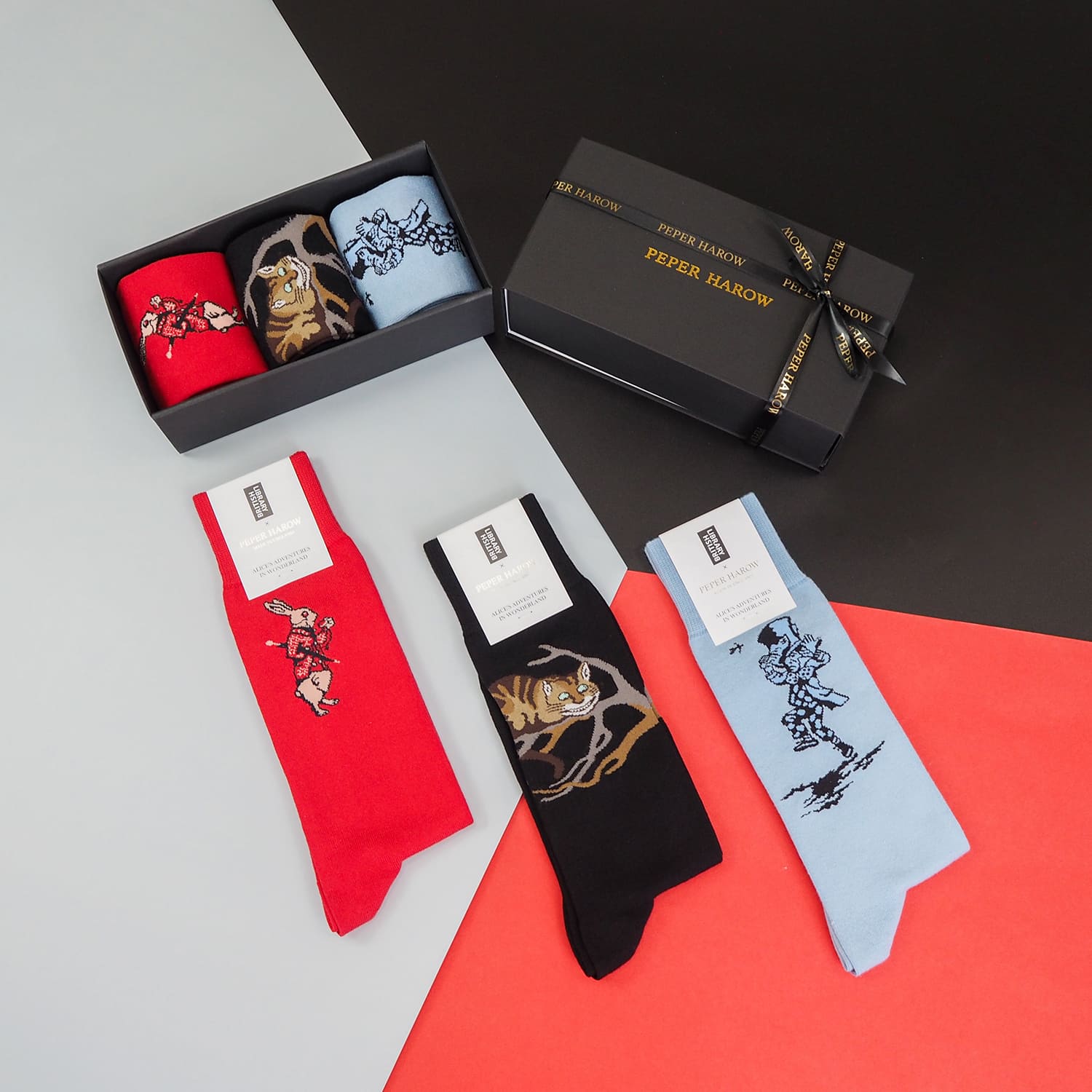 Alice’s Adventures in Wonderland Men’s Socks Gift Box