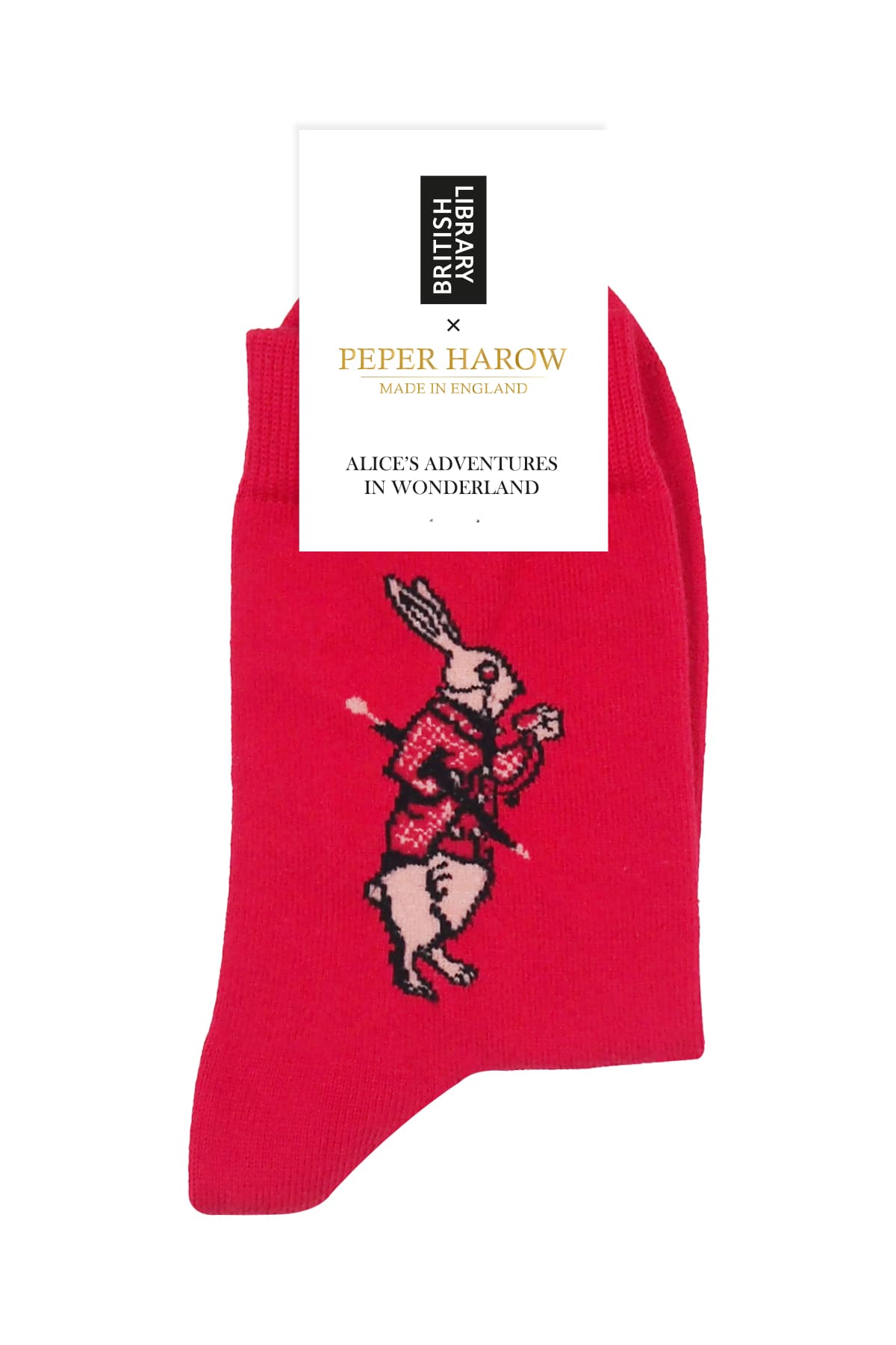 White Rabbit Socks - Alice's Adventures in Wonderland