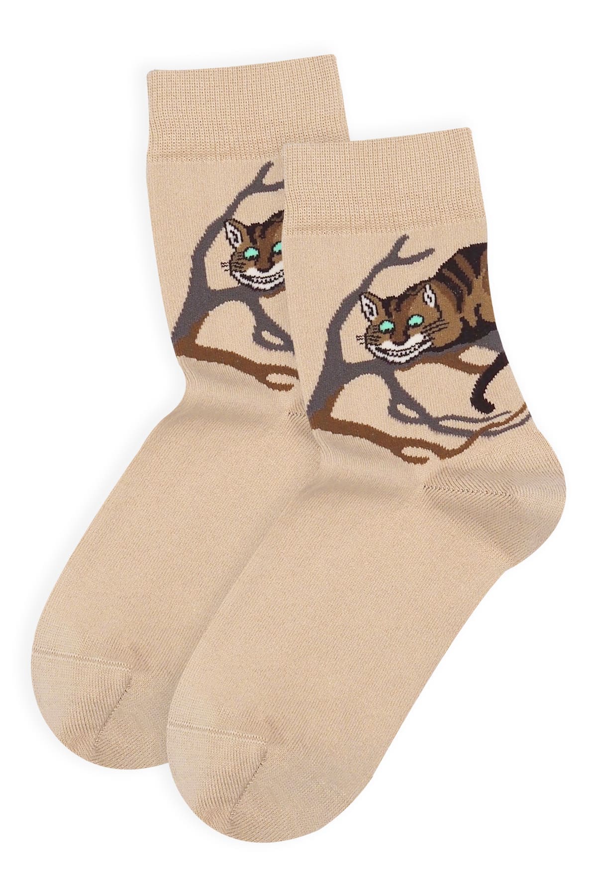 Cheshire Cat Socks - Alice's Adventures in Wonderland