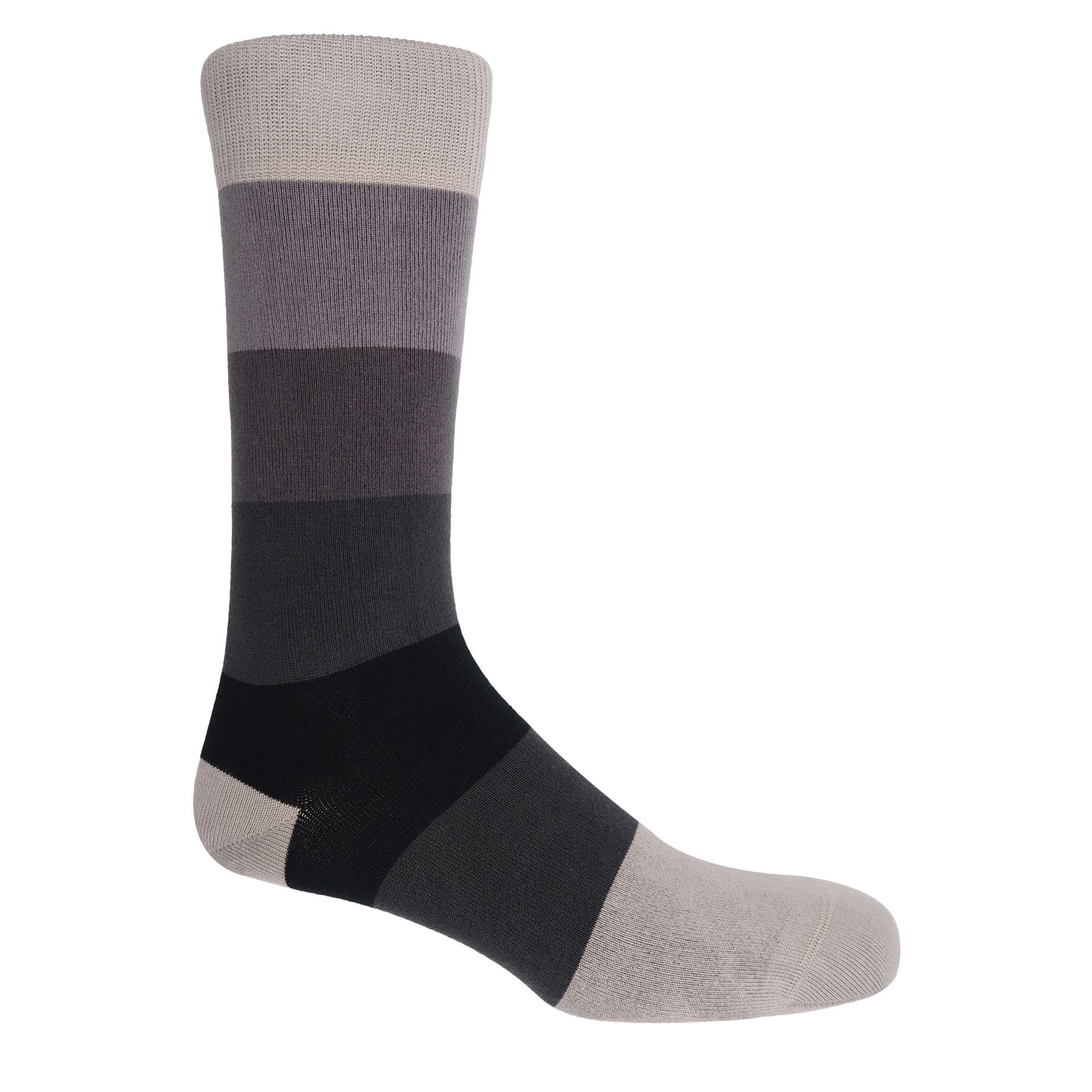 AW24 Block Stripe Men's Luxury Socks