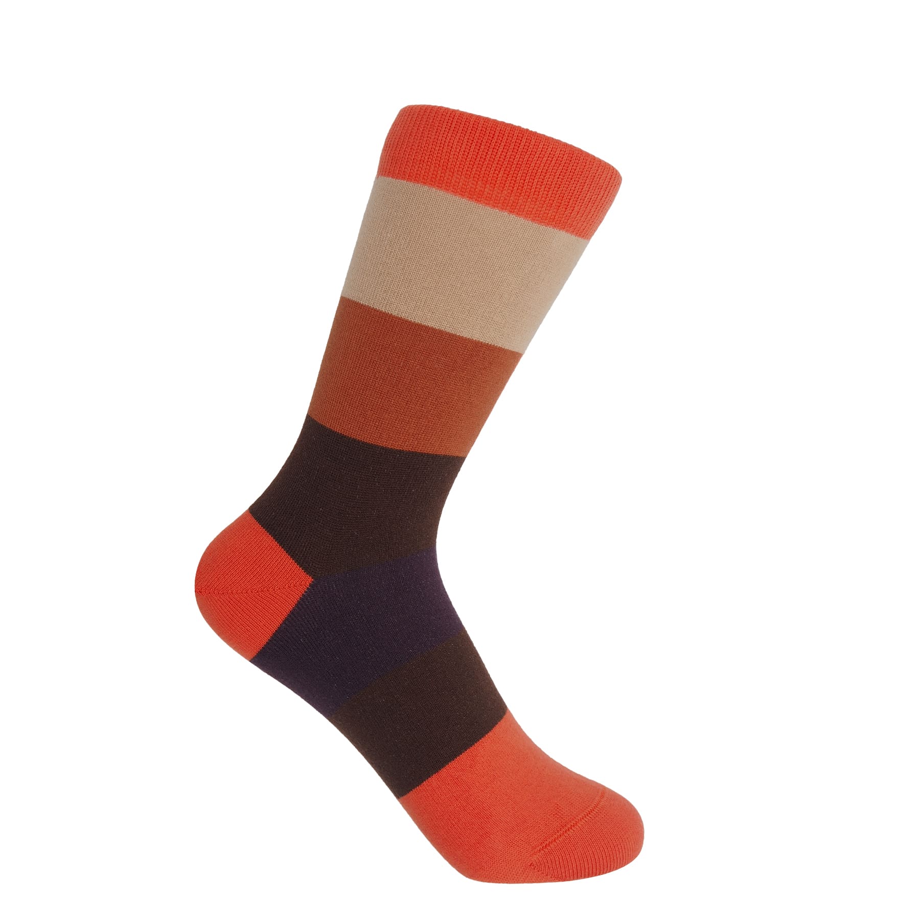 AW24 Block Stripe Women's Luxury Socks