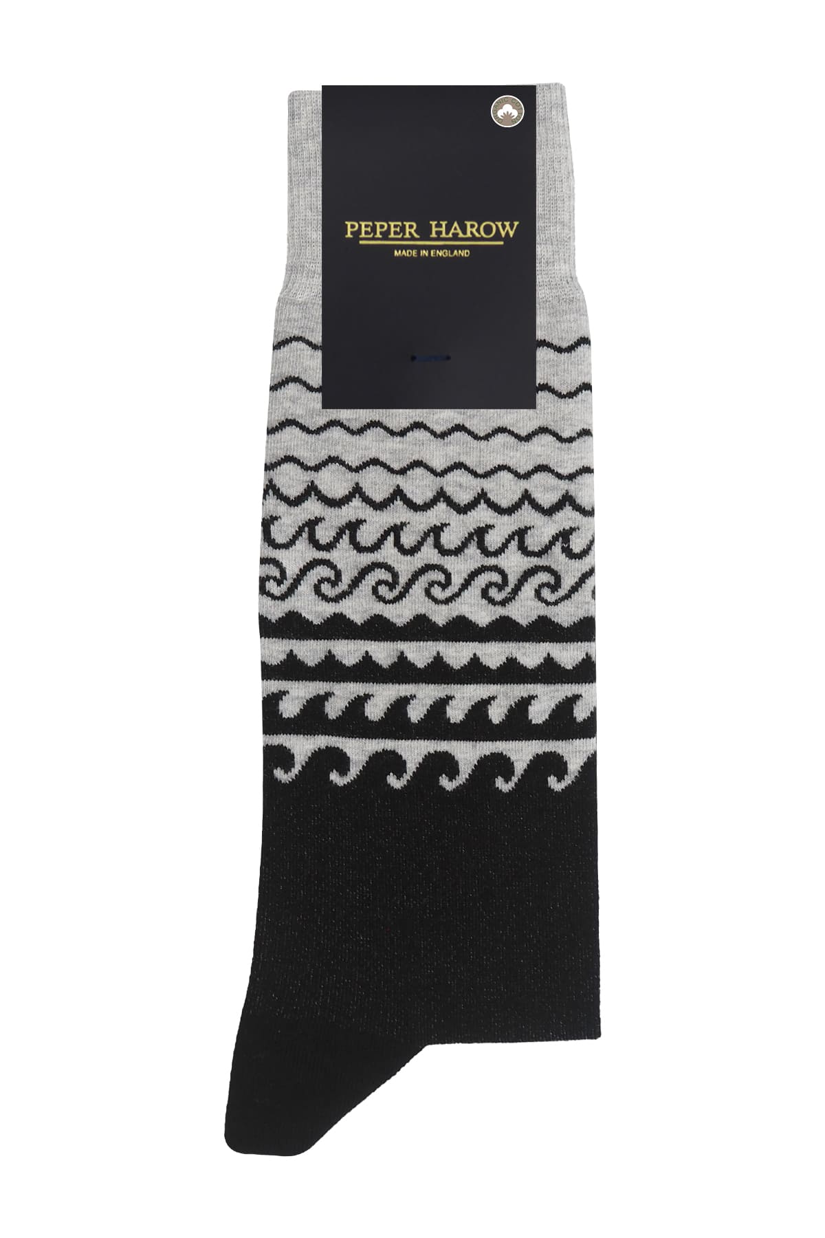 Wave Men's Organic Cotton Socks