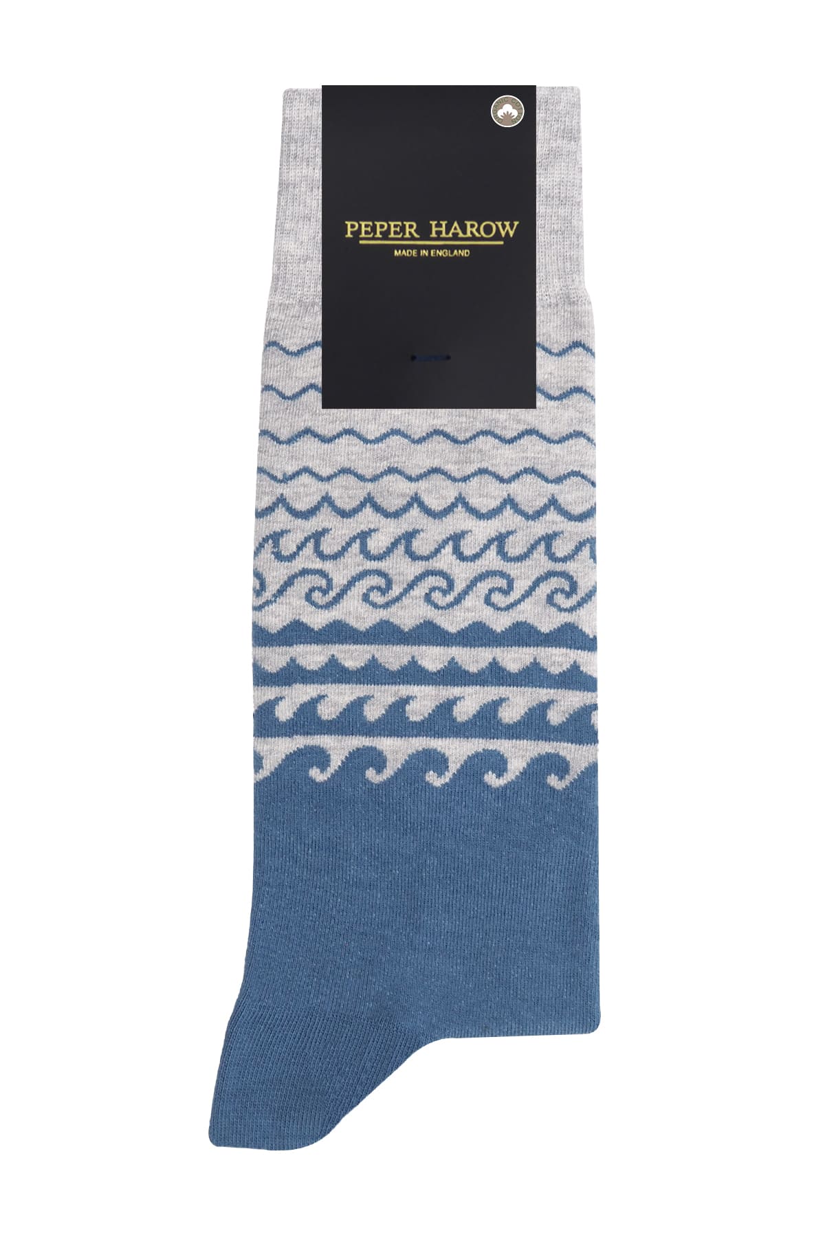 Wave Men's Organic Cotton Socks