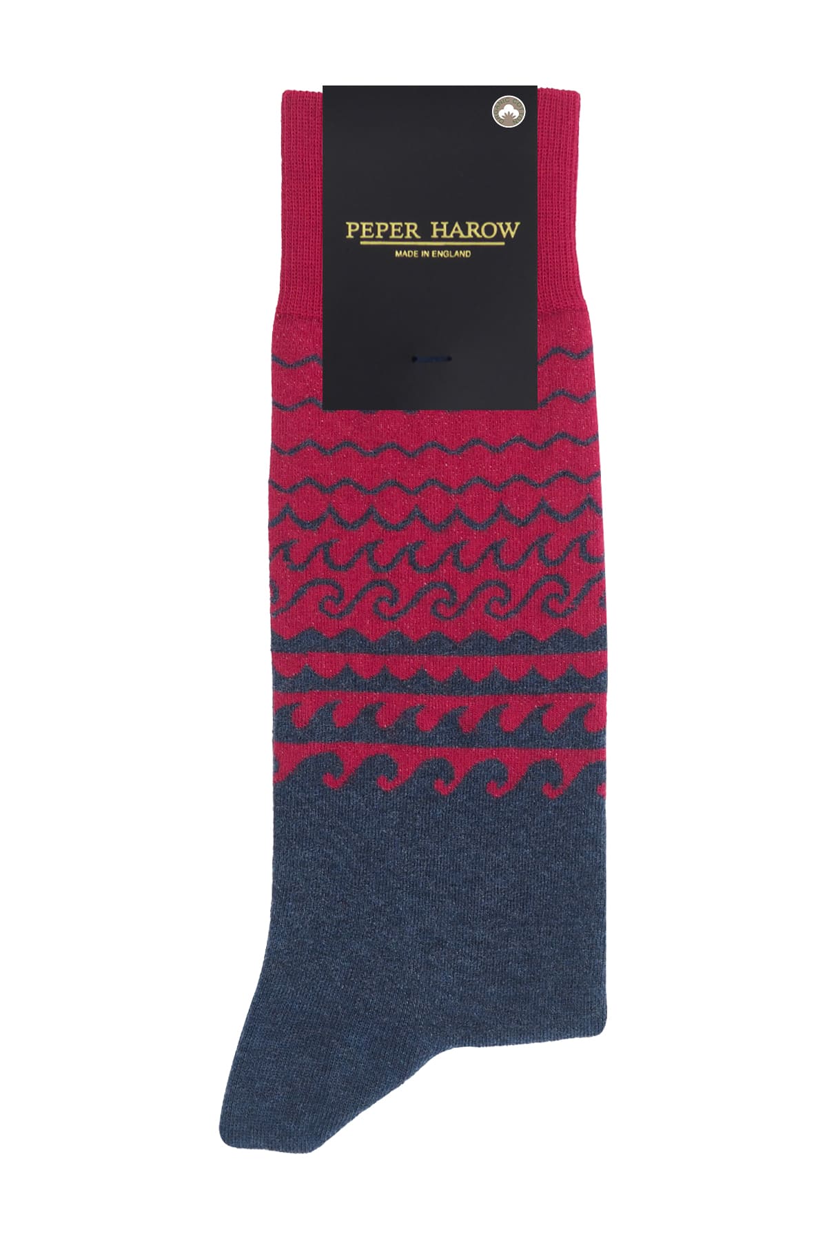 Wave Men's Organic Cotton Socks