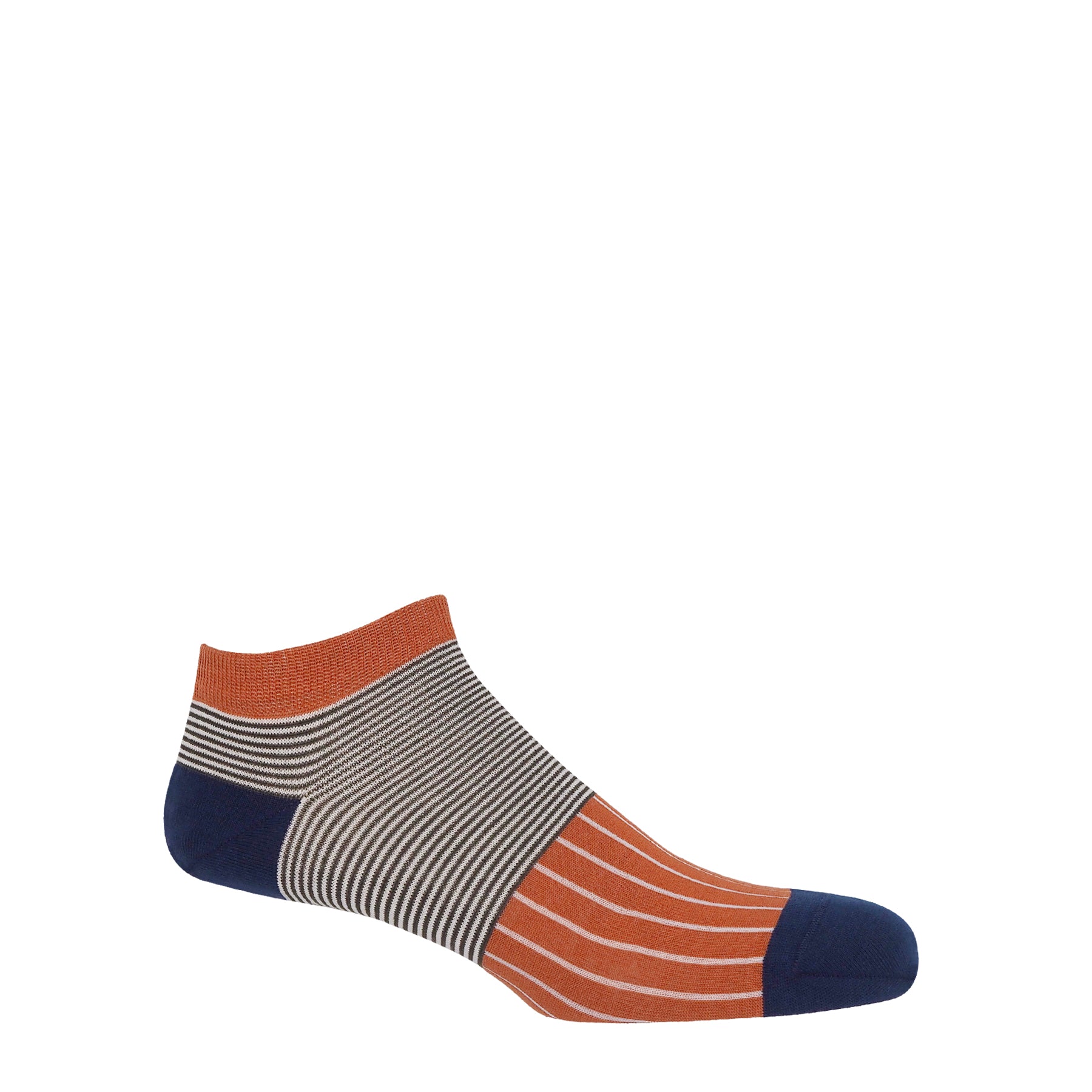 Oxford Stripe Trainer Socks SS25