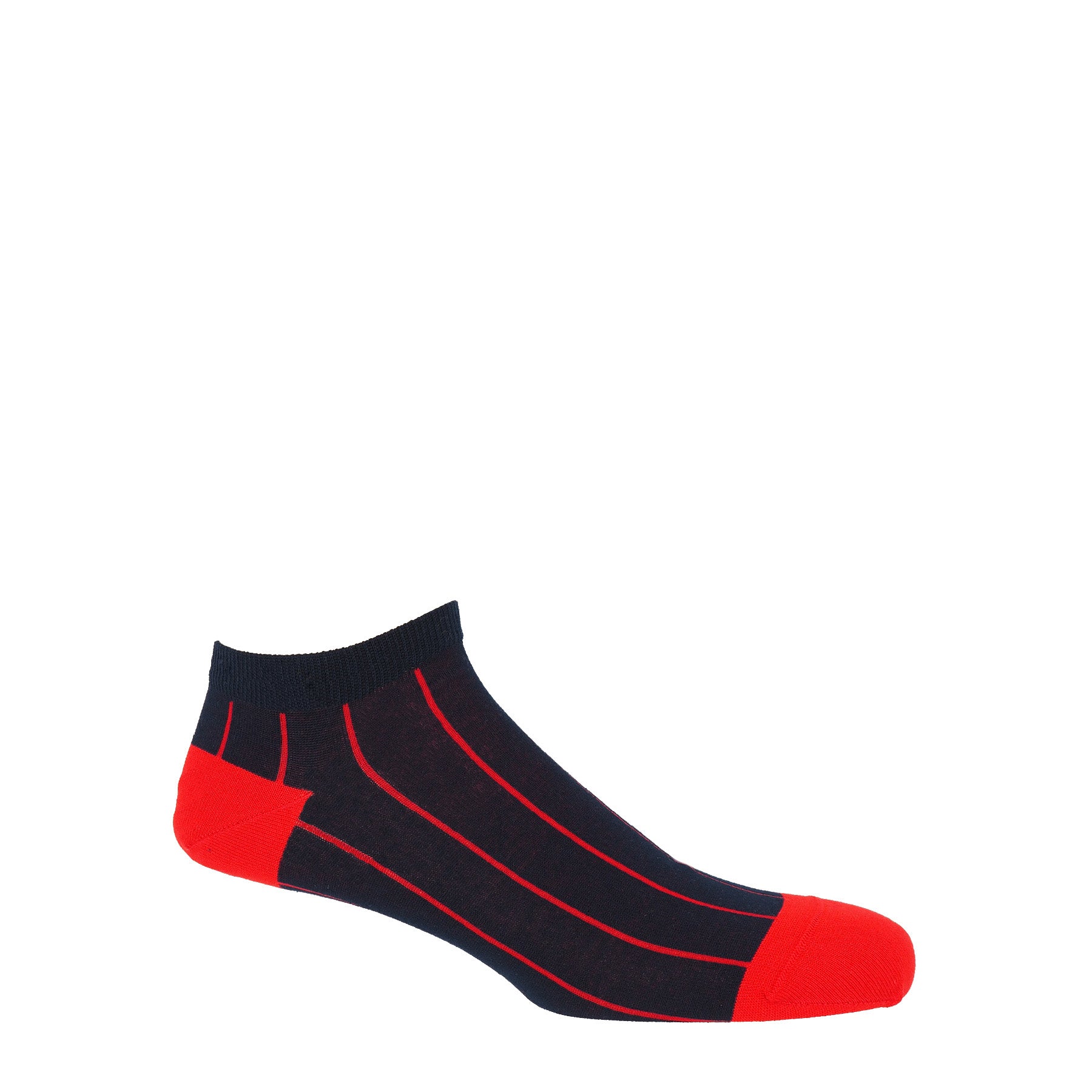 Pin Stripe Men's Trainer Socks