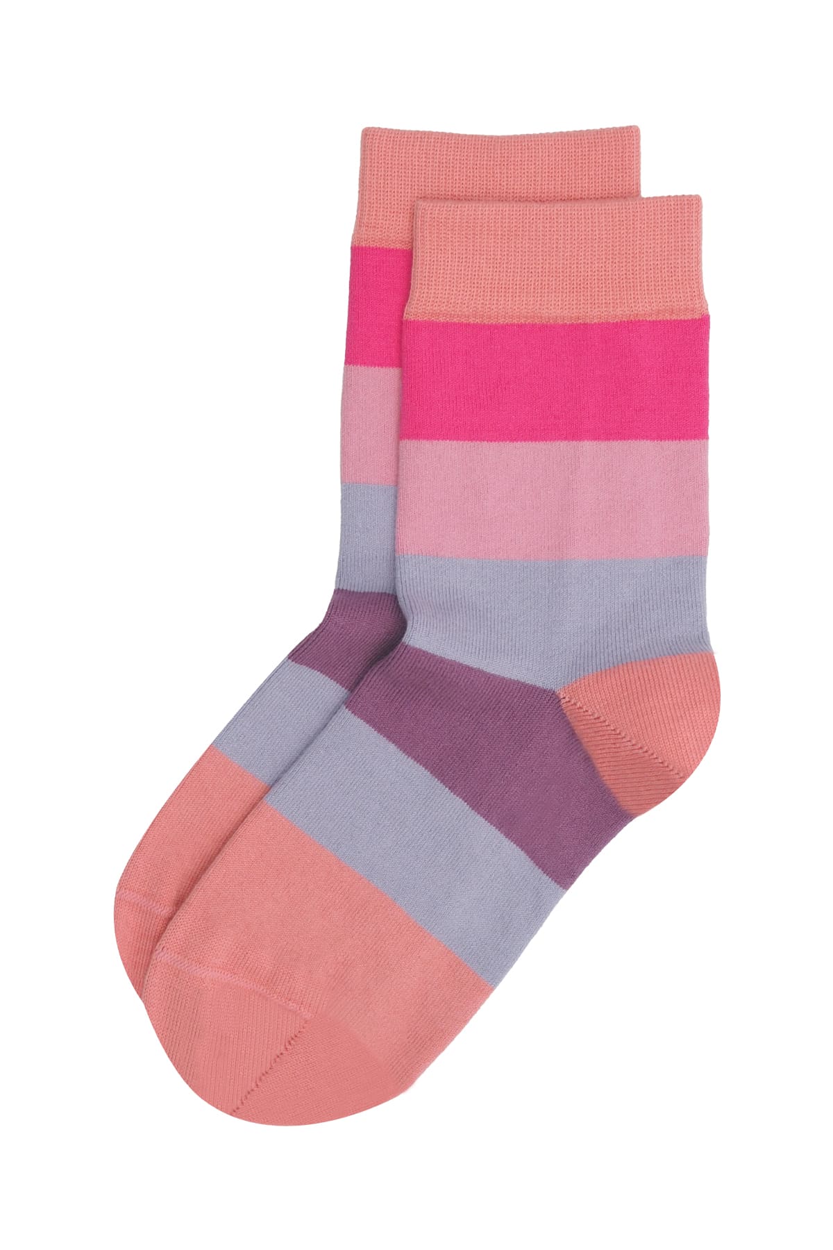 AW24 Block Stripe Women's Luxury Socks