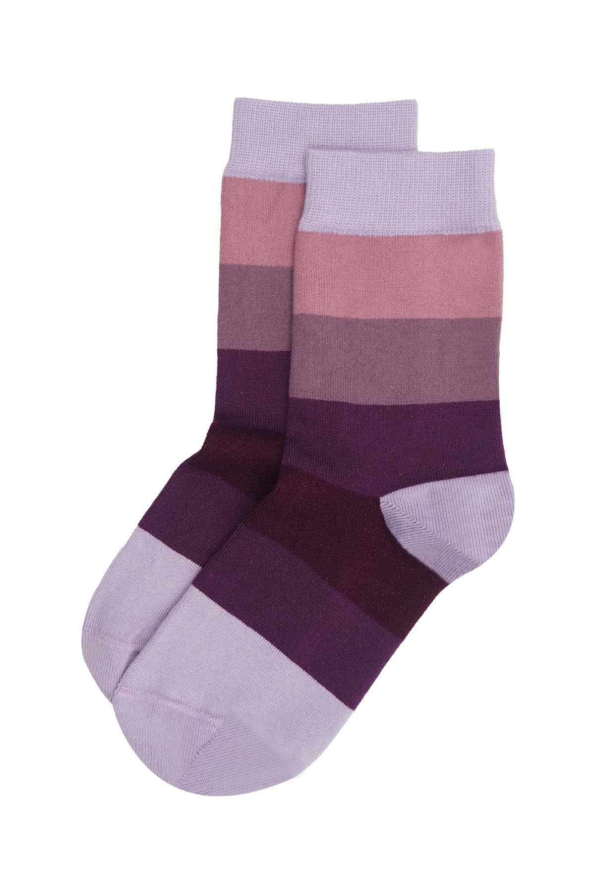 AW24 Block Stripe Women's Luxury Socks