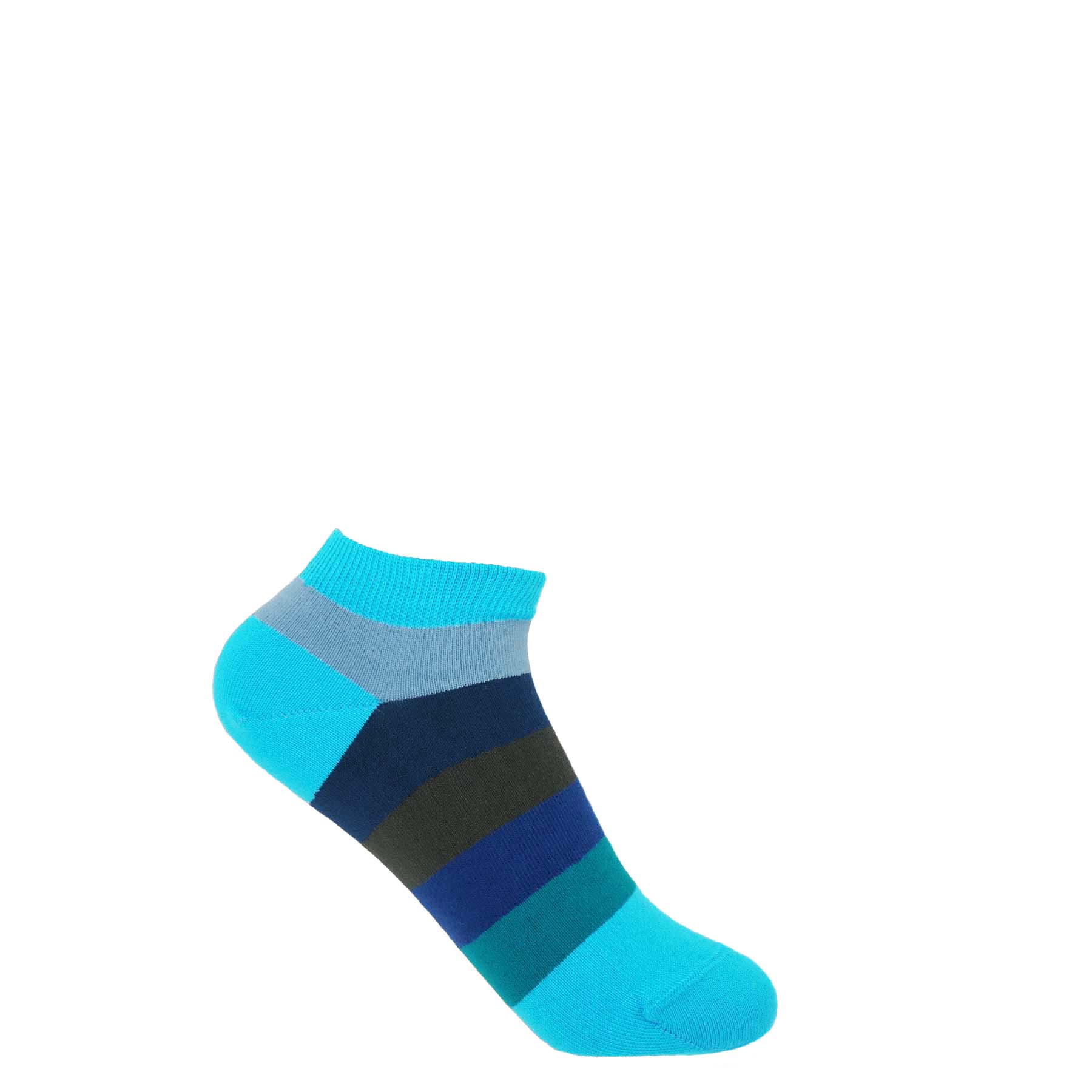 Block Stripe Women's Trainer Socks