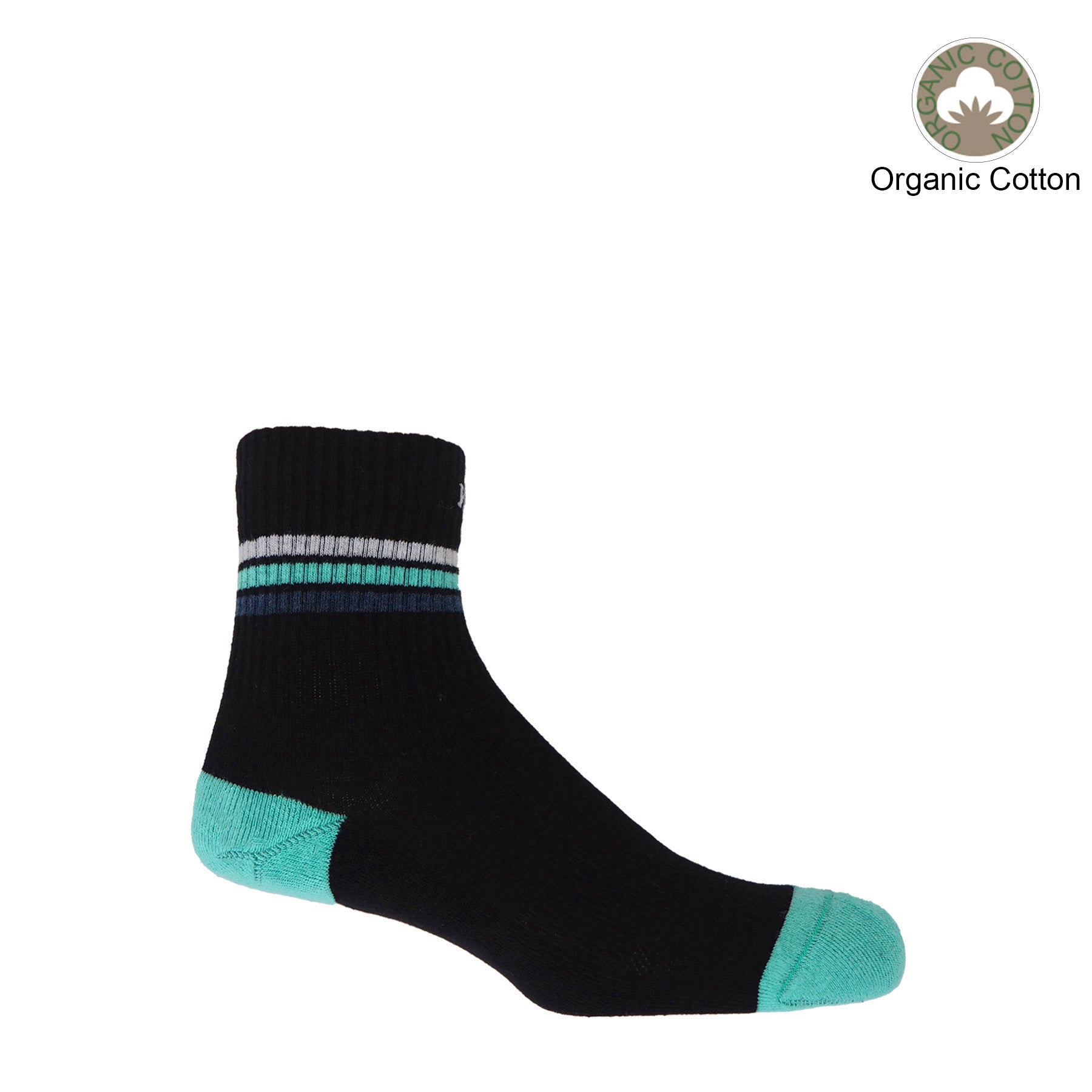 Quarter Crew Organic Men's Sport Socks